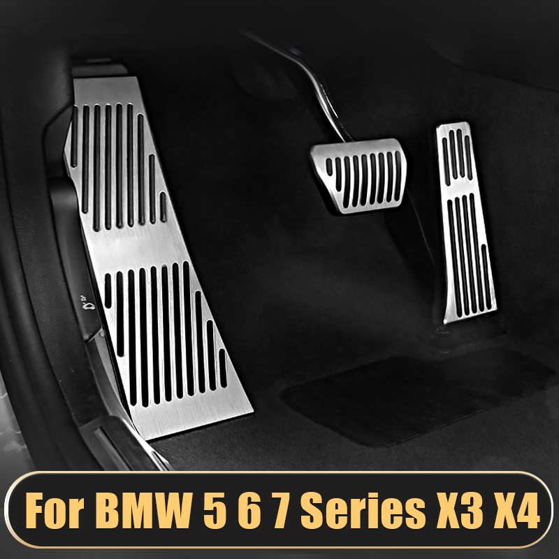 Für BMW 5 6 7 Serie F01 F07 F10 F11 F06 F13 X3 F25 X4 F26 Z4 E89 E85 Auto fuß Pedal Accelerator Bremspedal Abdeckung Zubehör