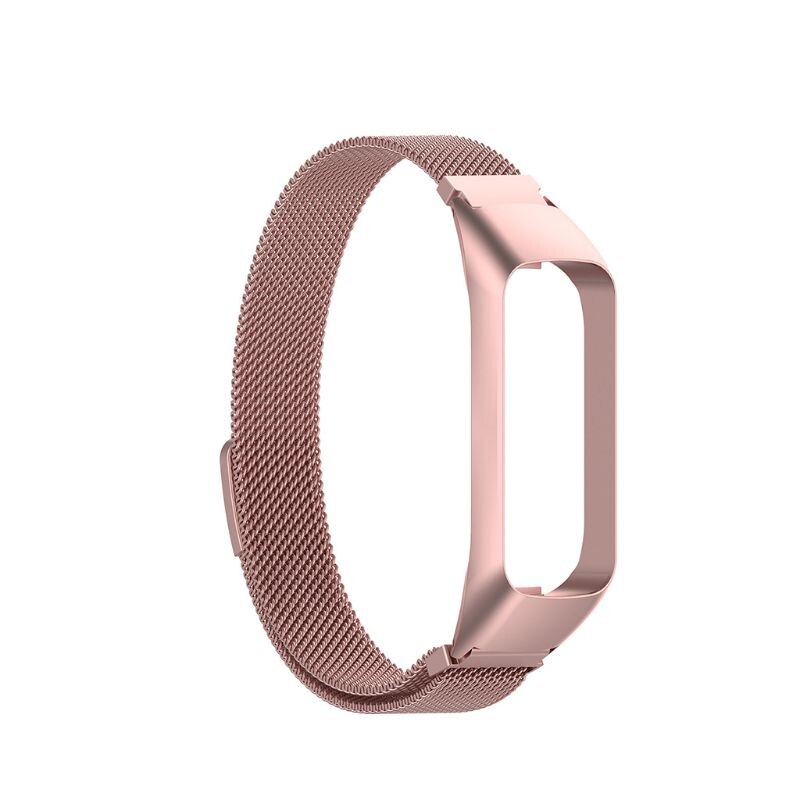 Smart klocka band passform e handledsband milanese rostfritt stål utbyte magnetisk rem för samsung galaxy fit-e smart ban
