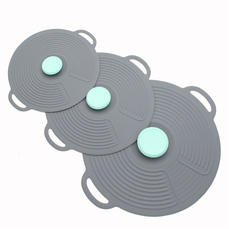 Couvercle de casserole en Silicone résistant à la chaleur, couvercle de micro-ondes, scellé sous vide, extensible, bol d'emballage alimentaire, boîte de Pot, couvercle, ustensiles de cuisine