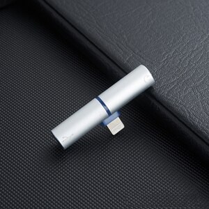 2 in 1 dual til lightning splitter til opladning og lytning dual til lightning hovedtelefonadapter til apple iphone x , 8 /7/6: Hvid