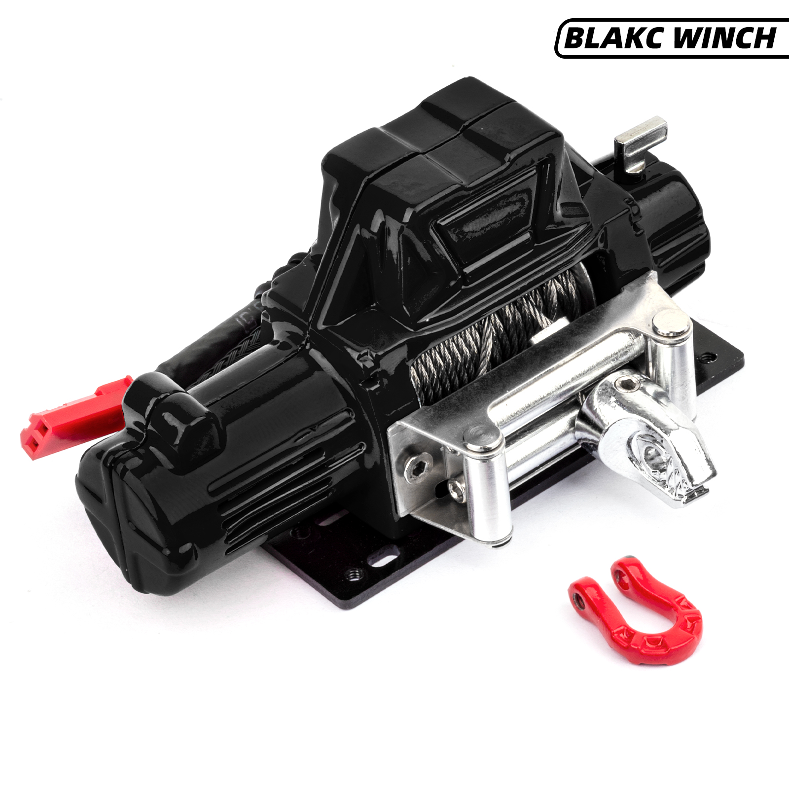 RC Metalen Lier Afstandsbediening Simulatie Trek Speelgoed Model Lier voor 1/10 RC Crawler Auto Axiale SCX10 90046 TRX4 Redcat Decoratieve P: YELLOW