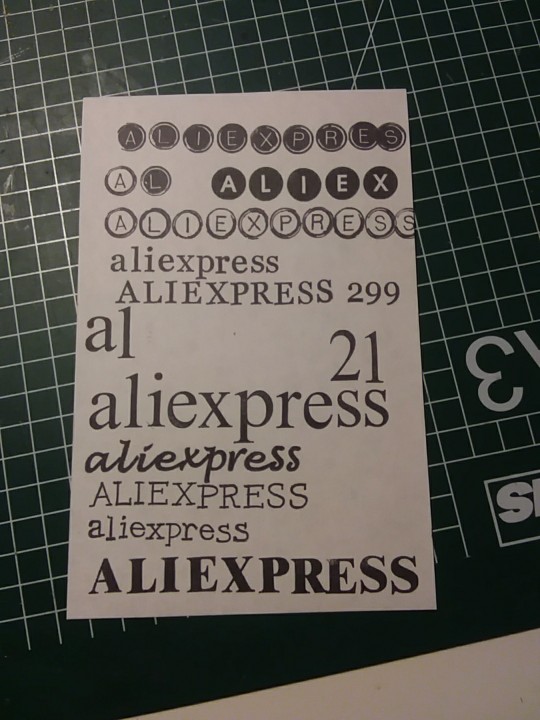 Mini Alphabet Rubber Stamp Clear Silicone Decorative Stamp