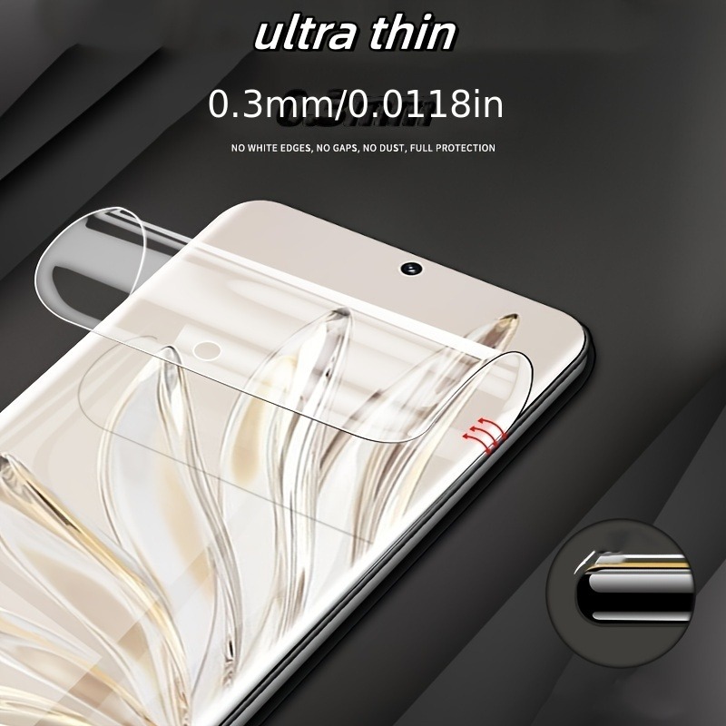 Protecteur d'écran pour Honor X8b X8a X9a X9b X7c, 2 paquets, Film Hydrogel pour Honor 90 100 200 300 Pro, Film en matériau TPU