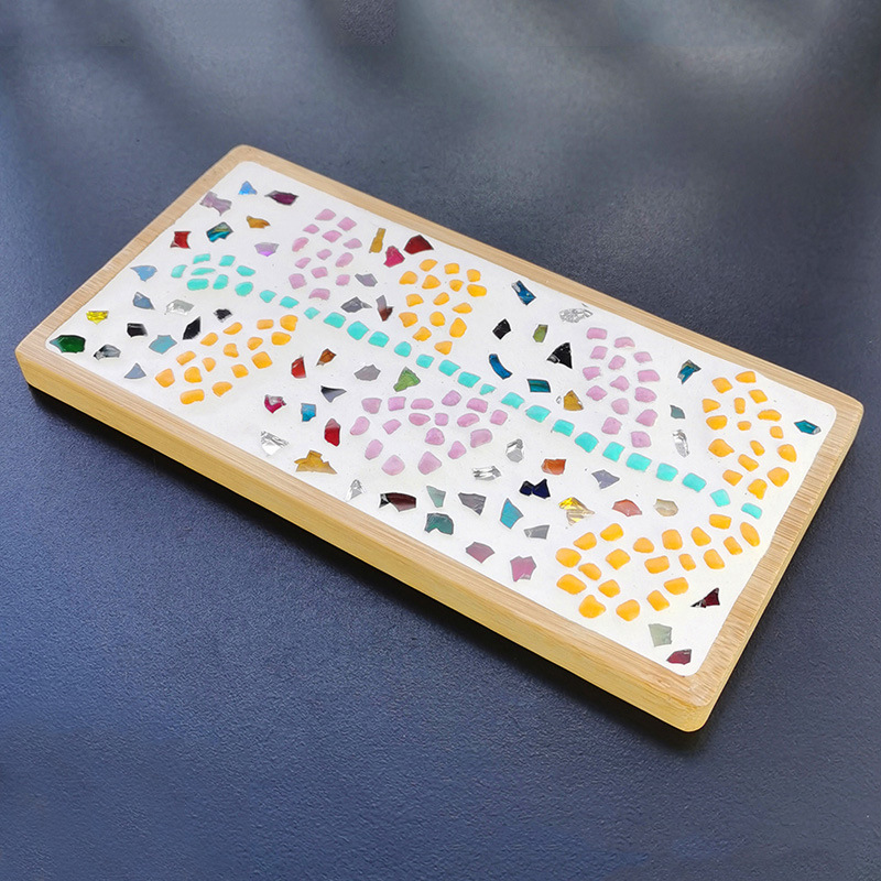 Mosaic Tiles Mini Crystal Mosaic Glass Tile for Crafts, Mosaic Pieces DIY Picture Frames Handmade Jewelry Art Decoration