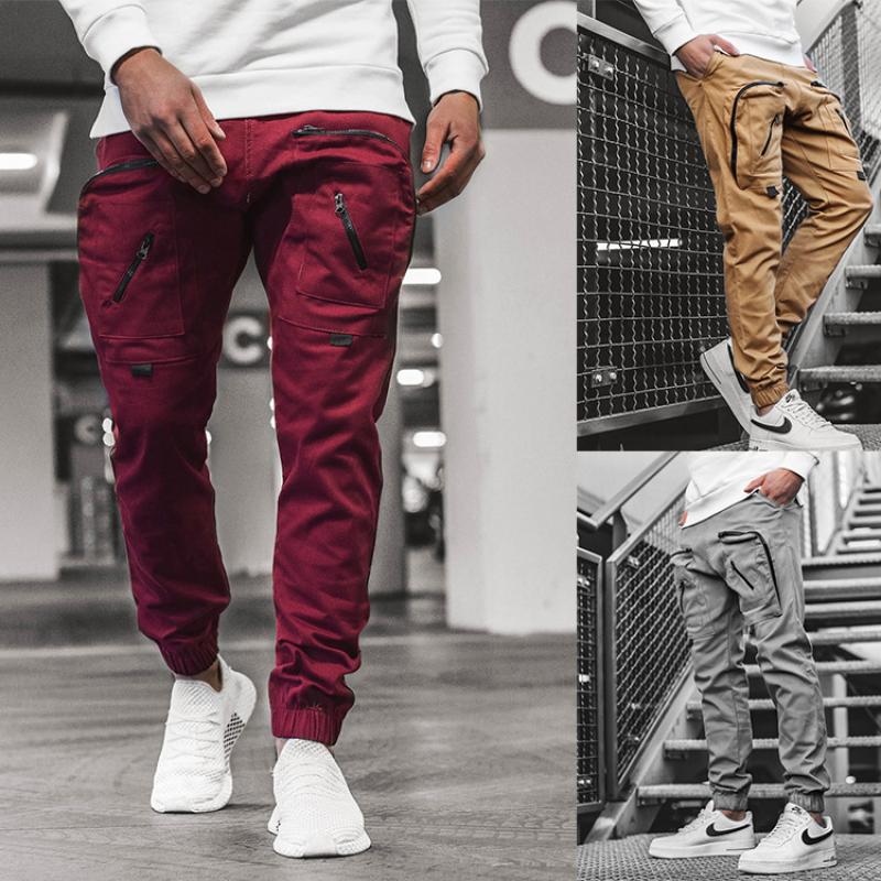 Chrleisure herr cargoficka byxor byxor streetwear joggingbyxor herr joggingbyxor hip hop lösa byxor herr