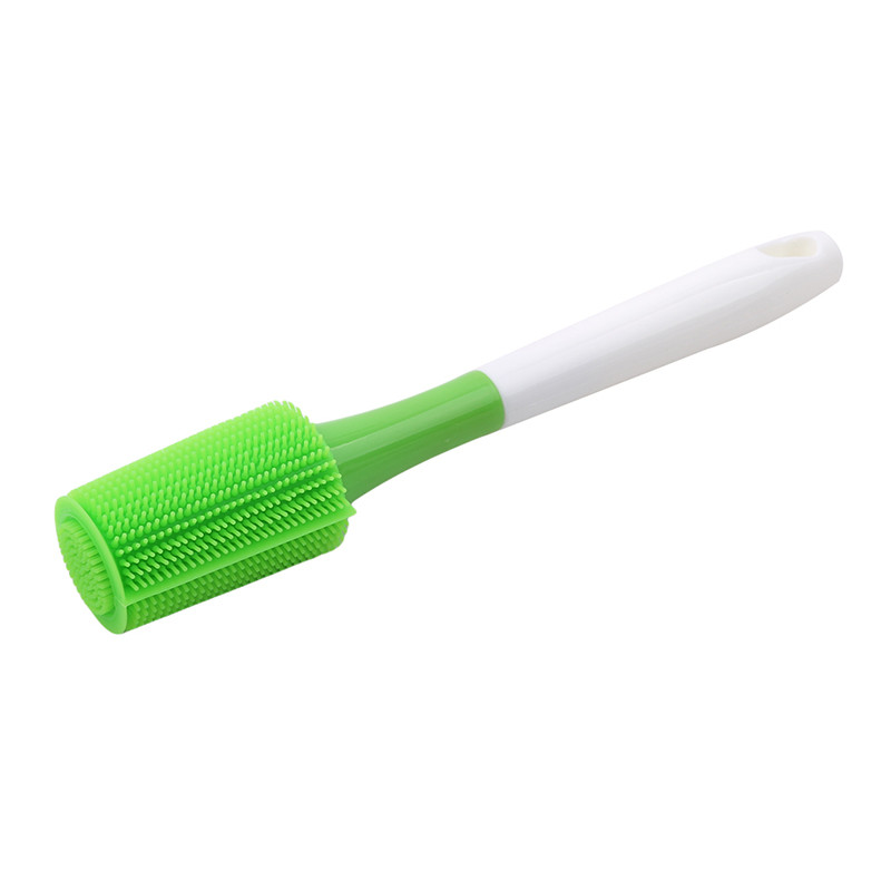 Baby Flasche Pinsel 360 Rotation Bottlebrush Silicon Baby Milch Fütterung Flasche Pinsel Nippel Reinigung Tasse Wäscher Waschen Pinsel
