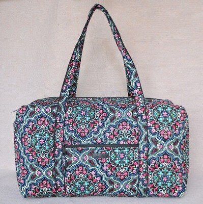 Lconic Large Travel Duffel: Clear