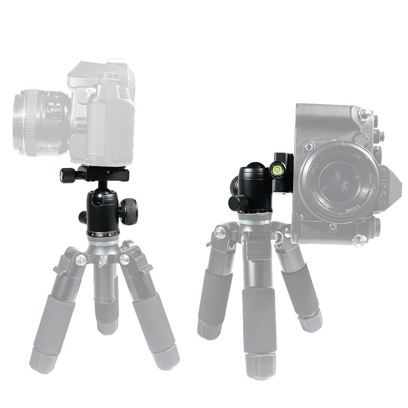 30mm Ball Diameter Tripod Head Ballhead Rotate 360 Degrees Camera Panorama Universal Monopod Mount Adapter For Arca Swiss Dslr