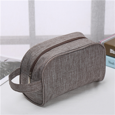 Purdored 1 Pc Grote Mannen Wassen Tas Waterdichte Make-Up Tas Reizen Beauty Vrouwen Cosmetische Tas Organizer Toilettas Benodigdheden: brown