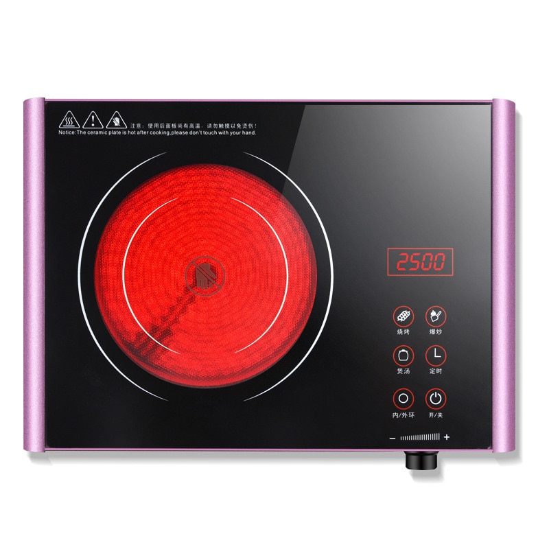 Household 2500W Radiant Cooker Stainless Steel High Power Touch Cooking Machine Electric Stoves TaoLu