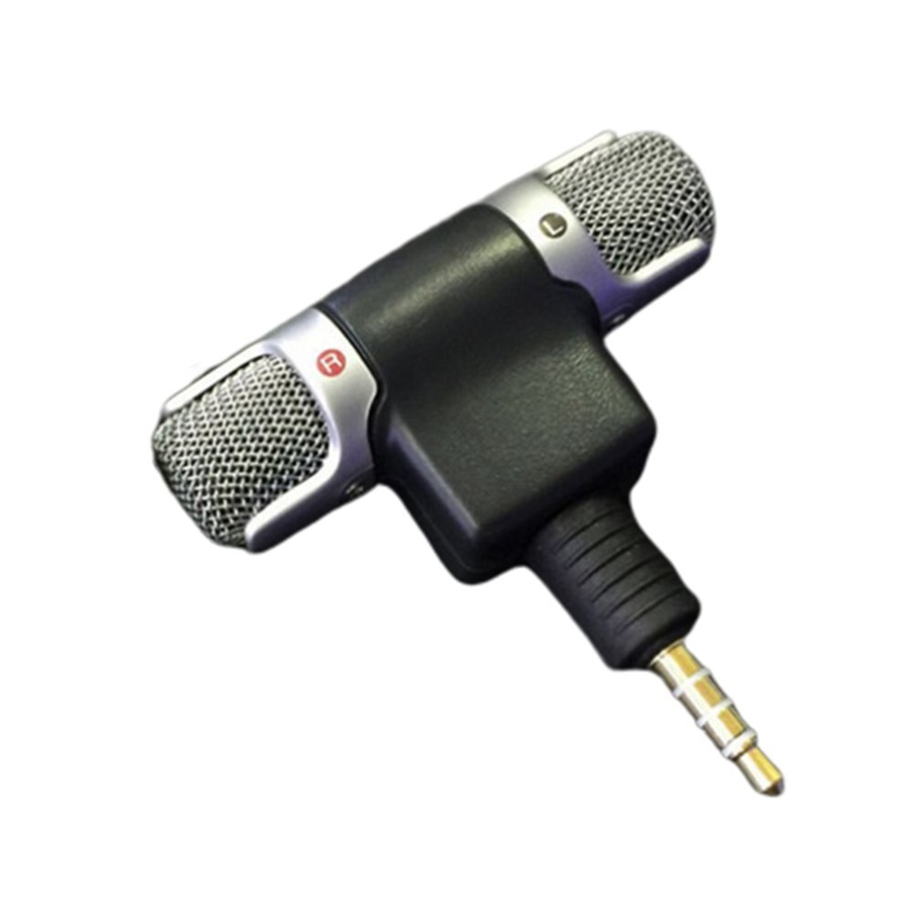 Mini Jack Microfoon Stereo Microfoon Voor Opname Mobiele Telefoon Studio Interview Microfoon Voor Iphone Android Smartphone Laptops Pc