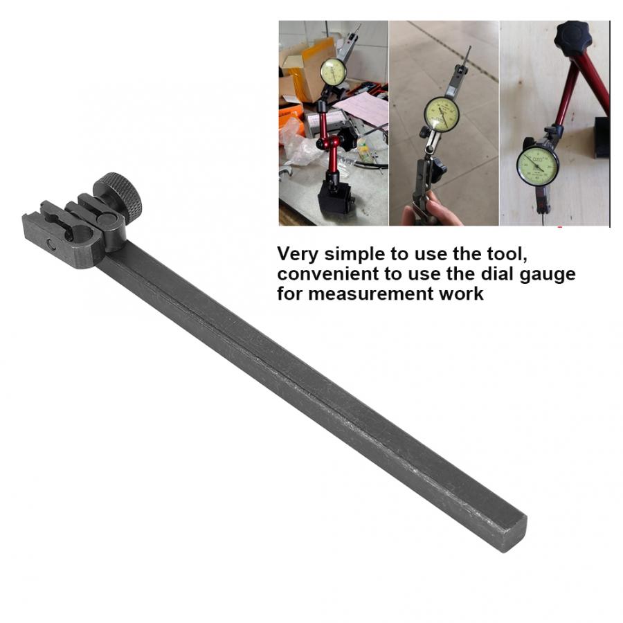 50/100/150mm Length Extend Test Dial Indicator Holder Arm 9mm Dial Indicator Gauge Support Stand Measuring Tool Extension Rod