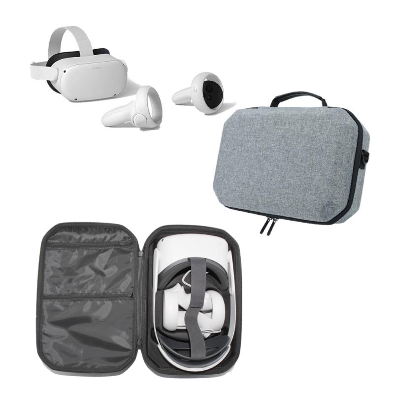 Étui de Transport pour Casque VR Compatible avec Meta Quest 3, Étui de Protection de Voyage pour Casque VR pour Casque de Jeu Officiel Meta VR3 et Contrôleurs Tactiles