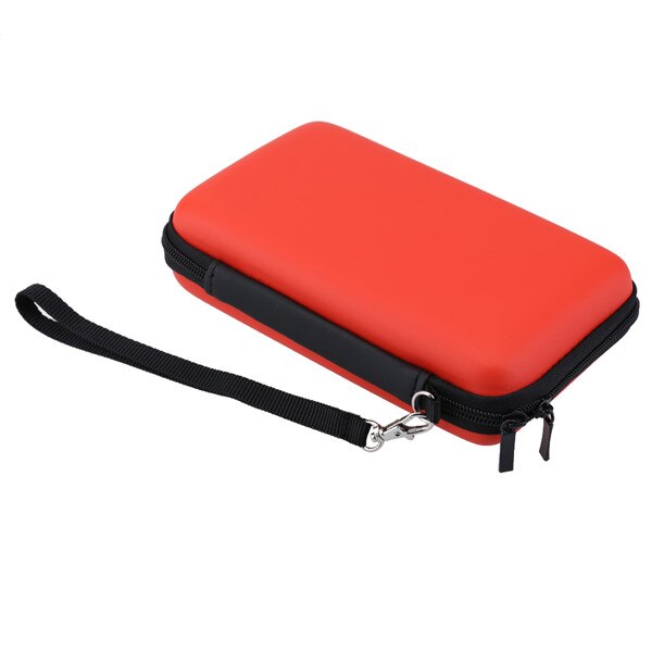 Draagbare Harde Carry Storage Case Voor 3DS Tas Beschermende Reistas Voor 3 Ds Games Console Card Accessoires Voor Nintendo 3DS: Rood