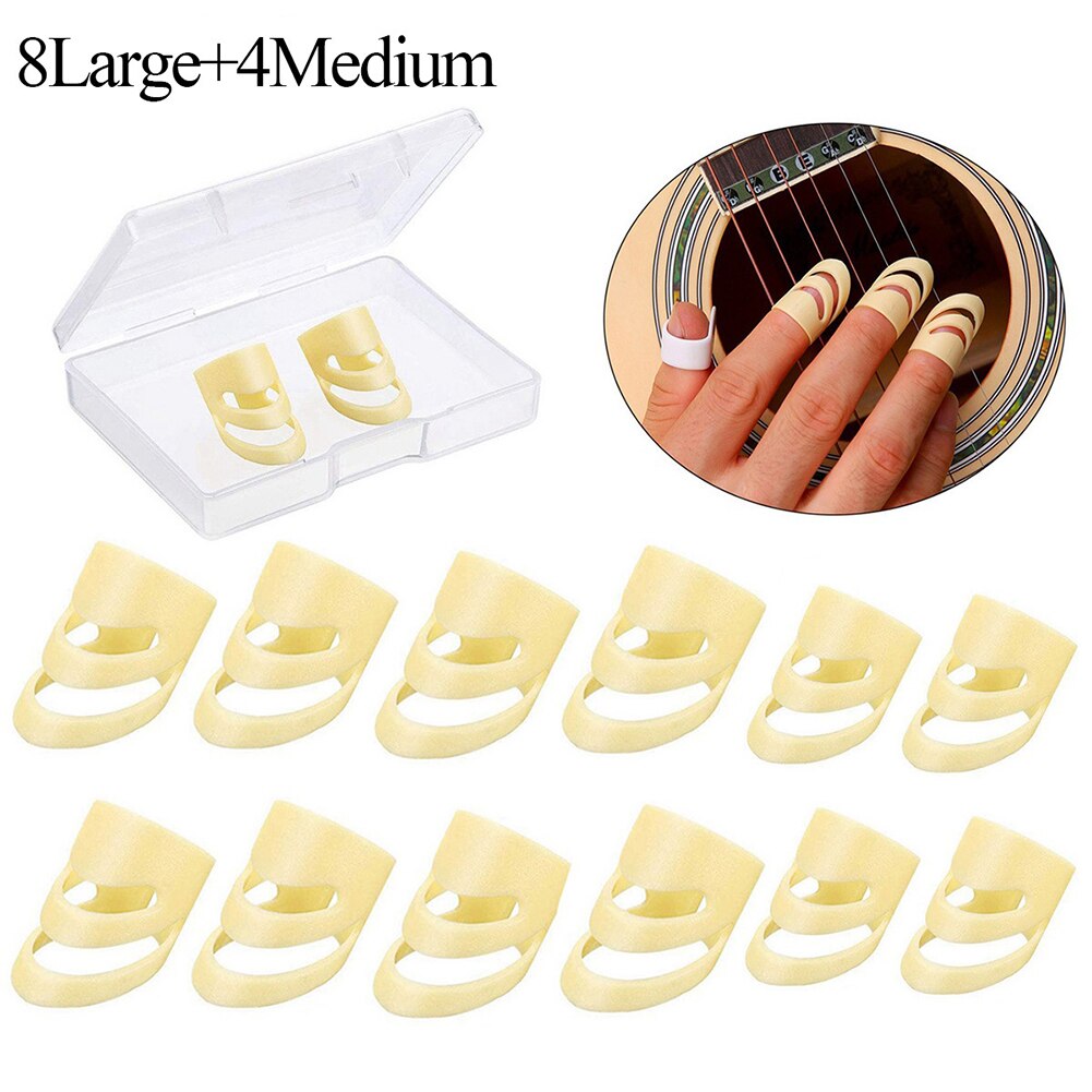 Portable Stringed Instrument Accessories Bass Ukulele Plectrums Universal Adjustable ABS With Storage Box Guitar Picks