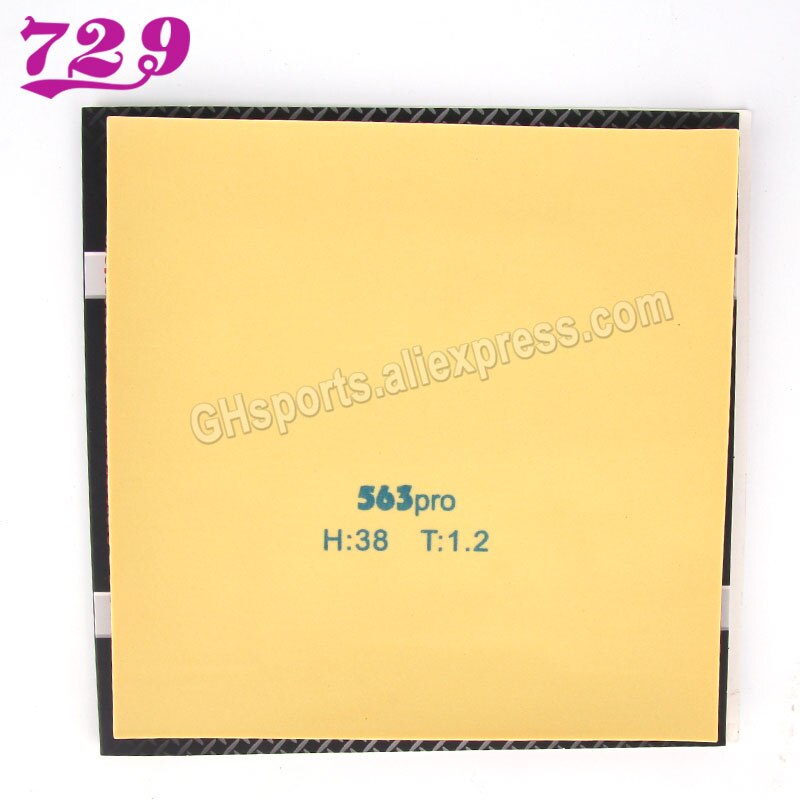 729 amistad 563 PRO (563 Provincia, pips-out especial) 729 Goma de tenis de mesa Original 729 esponja de Ping Pong