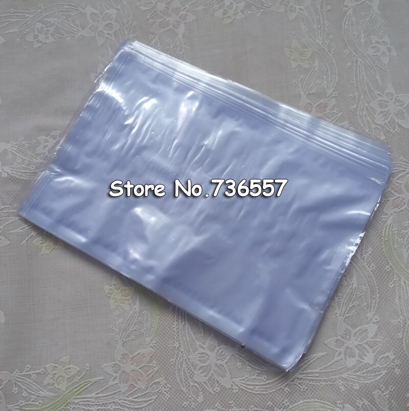 Pvc heat shrink bags Clear Membrane Plastic Cosmetic Packaging pouches Plastic shrinkable bags