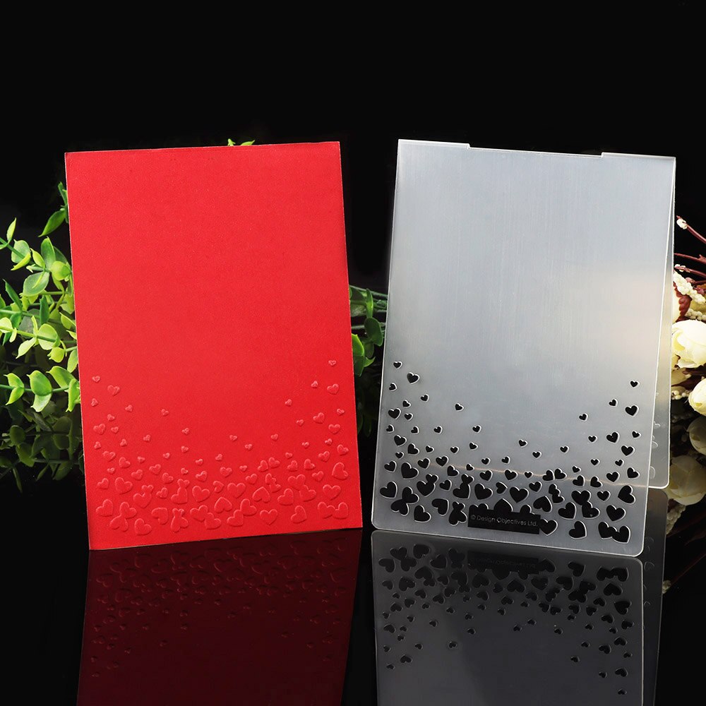 1PC Various Pattern Plastic Embossing Template DIY Scrapbook Paper Craft Album Cards Handcraft Plastic Template