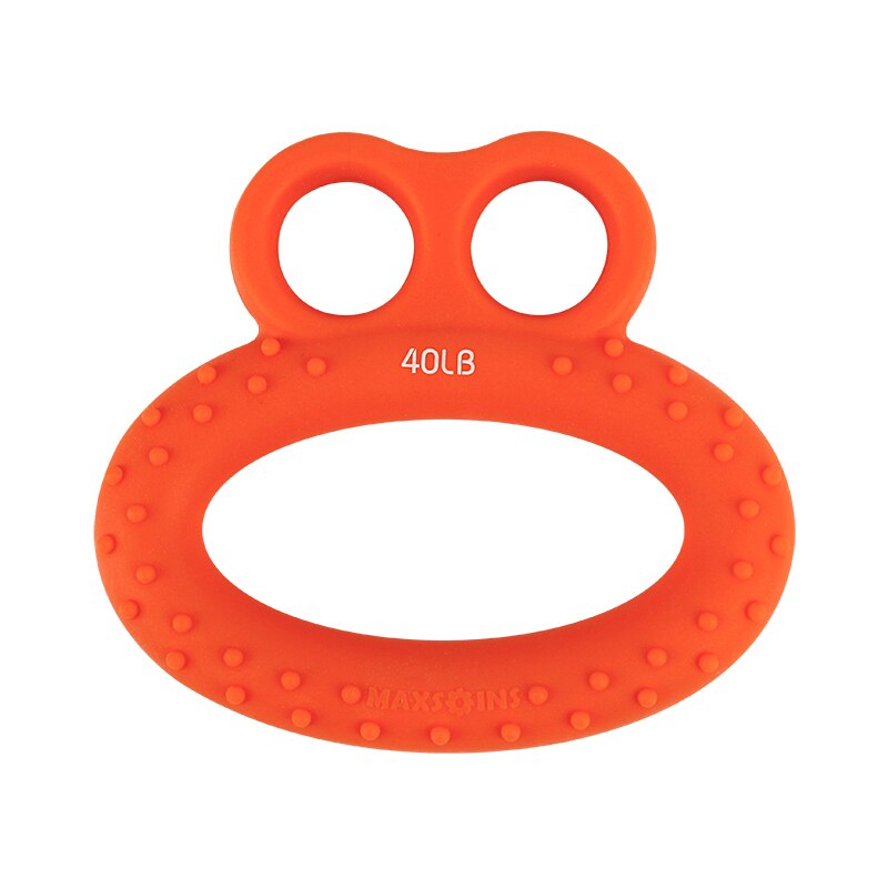 Finger hånd pek grep arm underarm forsterker trenere rehabilitering finger pow muskel utvinning karpal ekspander hjemme gym verktøy: Oransje