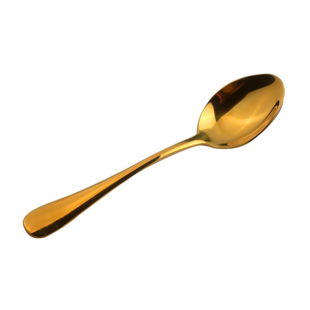 Stainless Steel Tea Spoon Iced Coffee Cafe Cutlery Latte