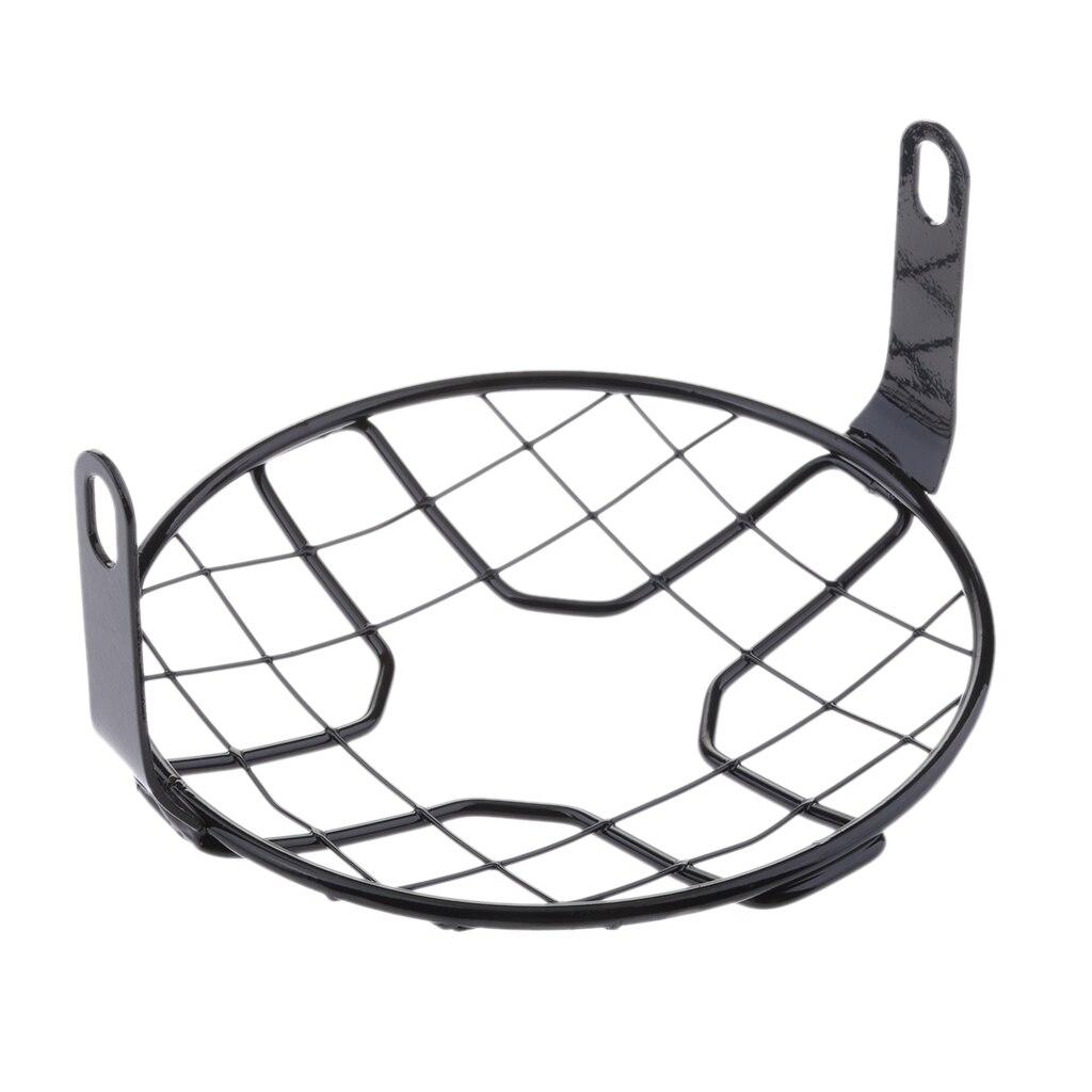 Cubierta de luz para faro delantero de motocicleta, protección de rejilla, 7 pulgadas
