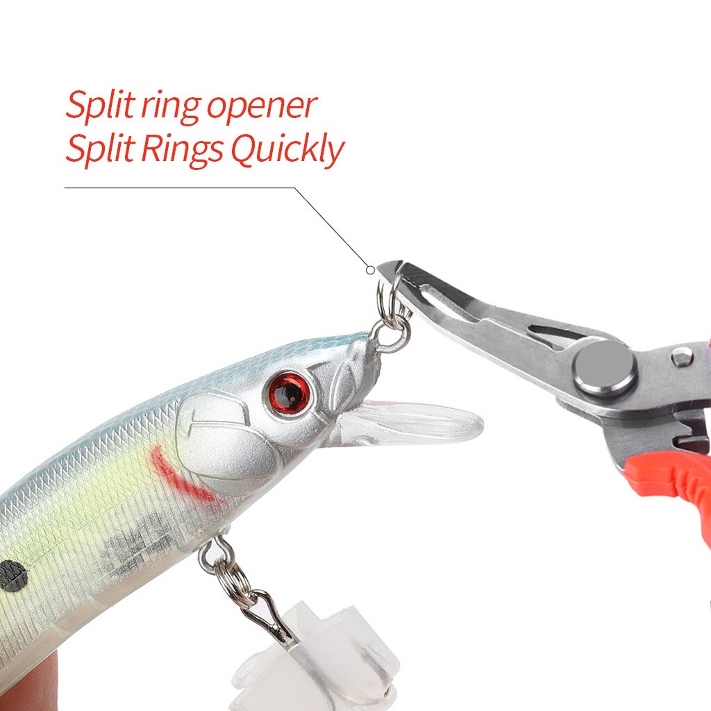 Outdoor Rvs Vissen Tang Schaar Line Cutter Verwijder Haken Snijden Vis Lijn Clip Lijn Visgerei Vissen Tools