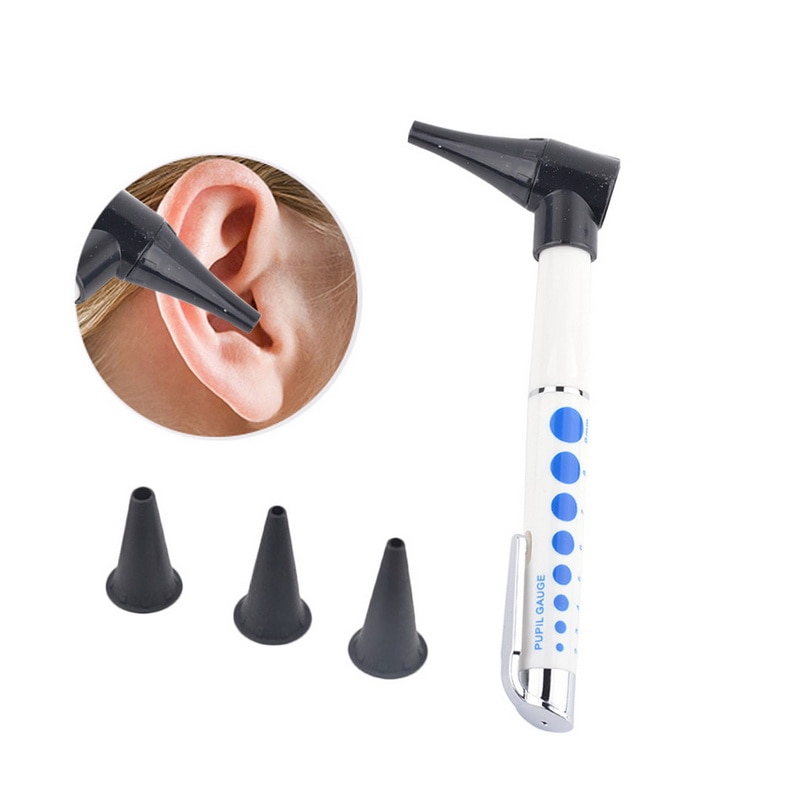 Led lomme otoskop øre renere endoskop med lomme klip