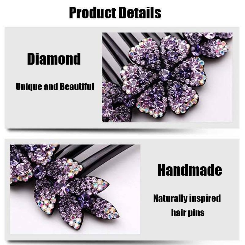 Peineta lateral para pelo de cristal para decoración, peines de cristal para el pelo de boda, accesorios para el cabello de novia, tocado para el pelo para mujer, adornos de joyería