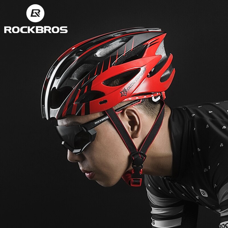 Rockbros Integraal-Gegoten Elektrische Fiets Helmen Mannen Vrouwen Shockproof Fietsen Helmen Met Rand Mtb Helm Fiets Accessoires