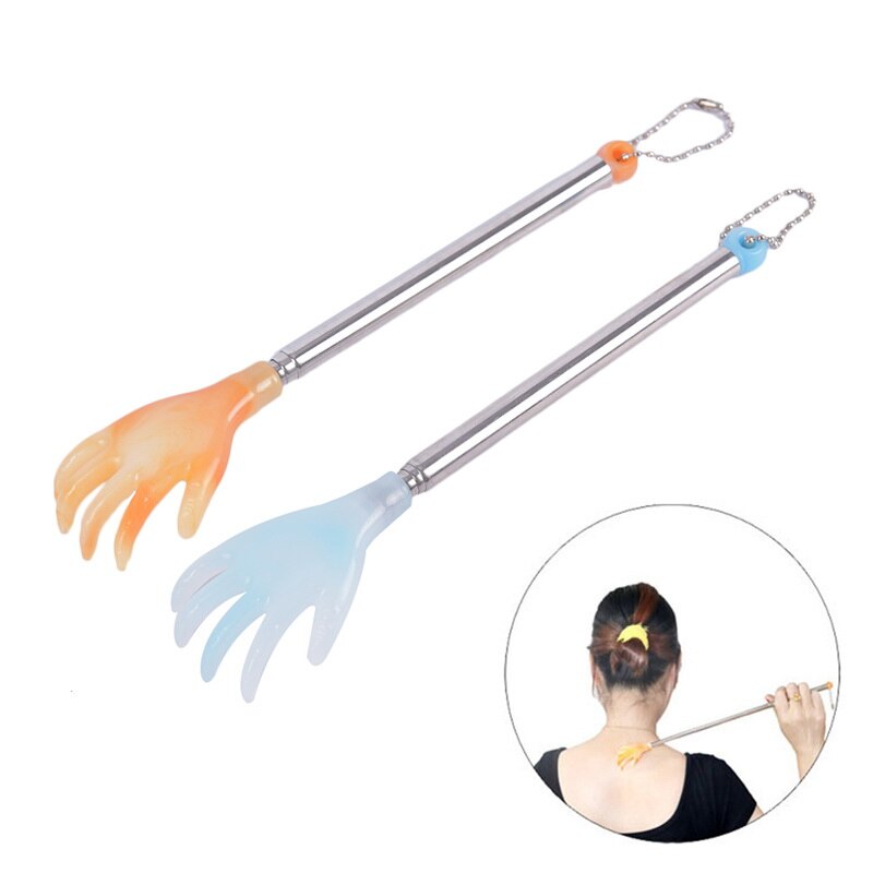 2Pcs Back Scratcher Aid Stick Scratching Massage Roller Long Wooden Body Itch