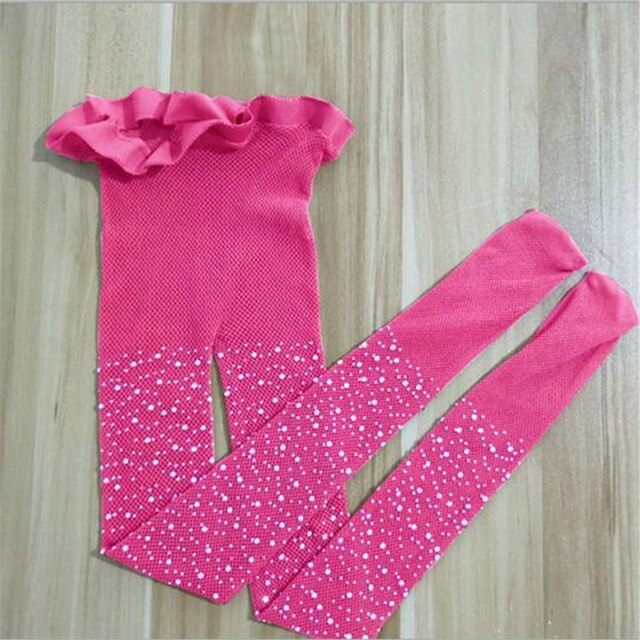 Kids Baby Meisje Strass Netkousen Kinderen Meisje Mesh Panty Pailletten Pearl Hollow Out Panty Meisje Kousen: E