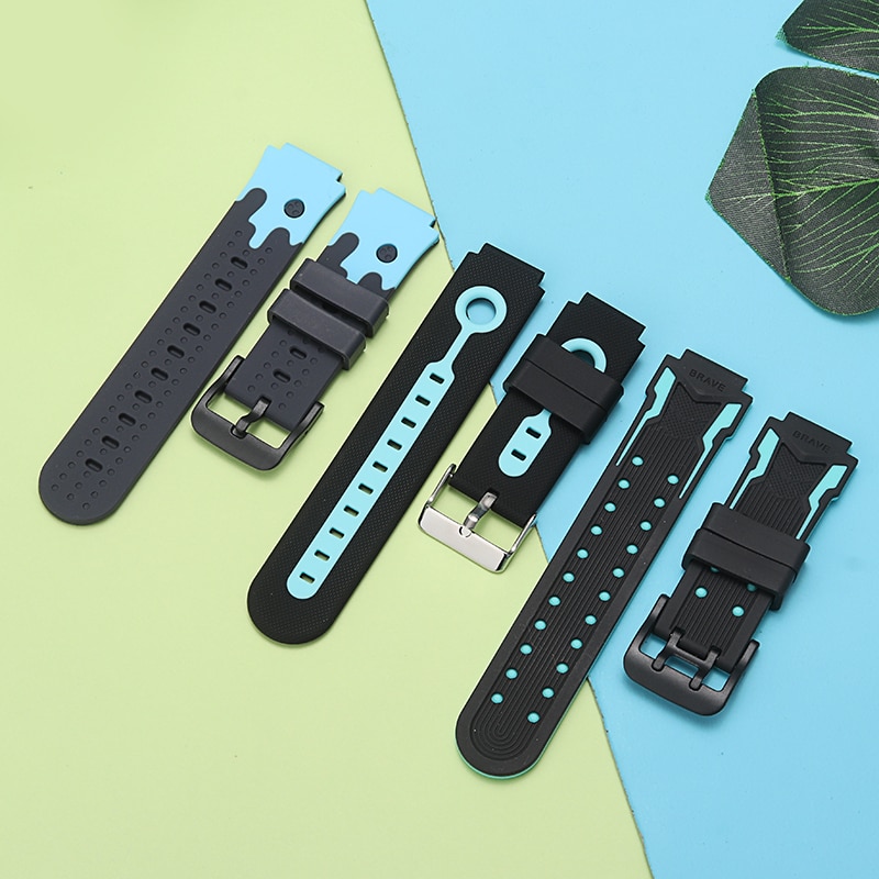 16mm siliconen horlogebandjes voor kinderen, smartwatch vervanging, waterdichte horlogebandjes, universele horlogebandjes, horlogeaccessoires