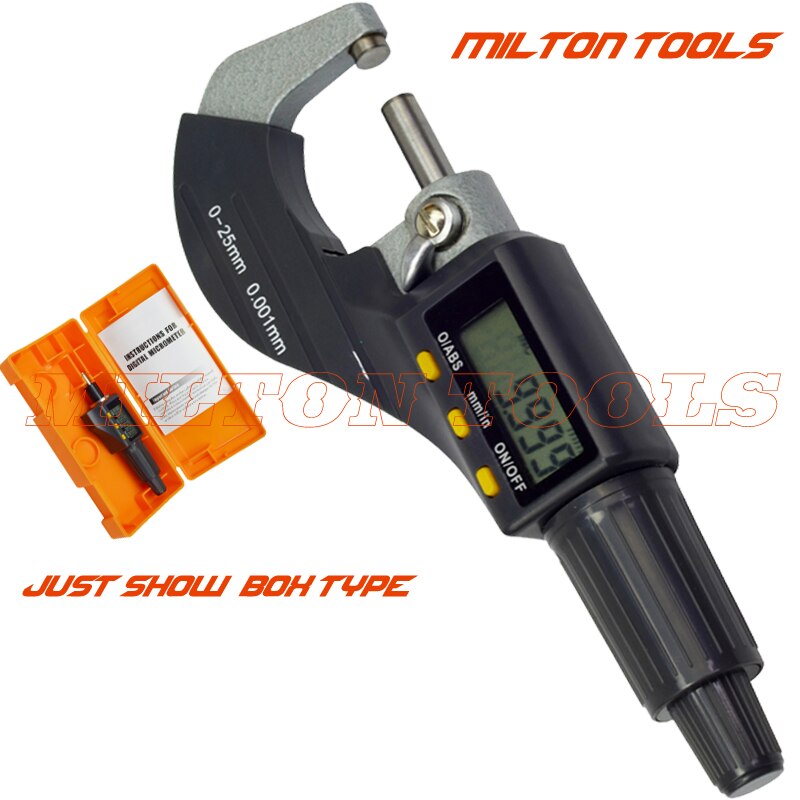 0-25mmx0.001mm Elektronische Digitale Micrometer Meten Schuifmaat