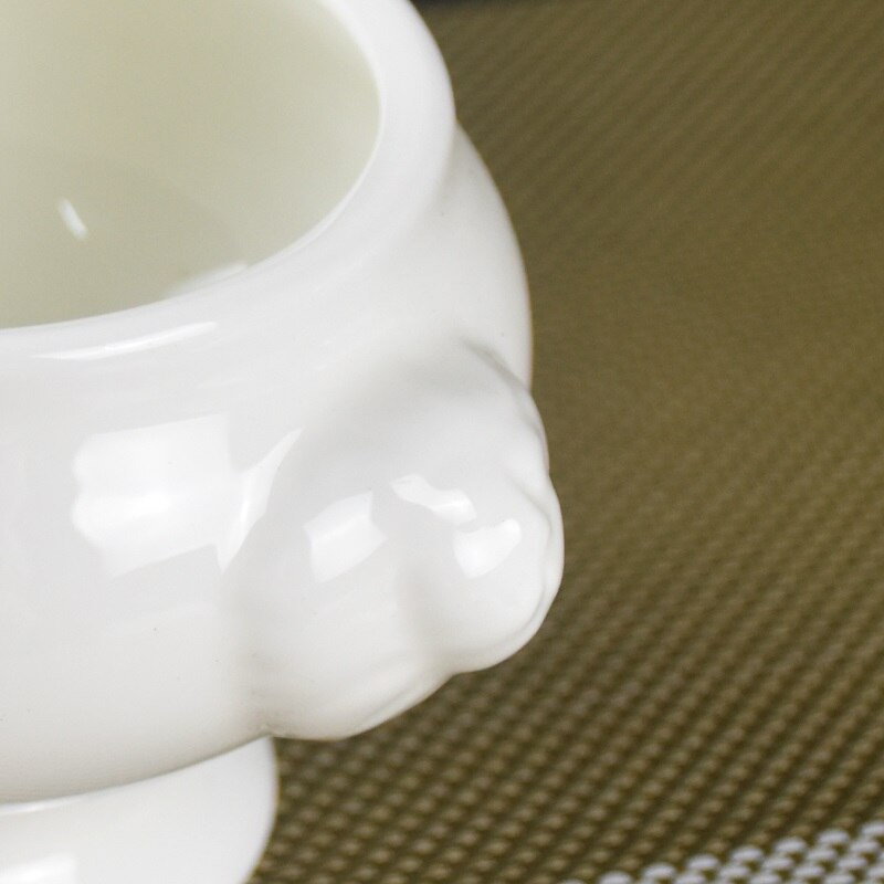 Hotel keramische servies Frans gebak bakken cup soep in een cup nest kom met cover stoofpot soep dessert