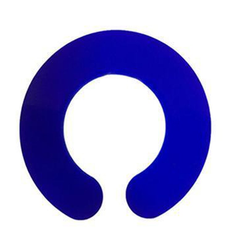 Stylist Snijden Kraag Siliconen Haar Verven Sjaal Waterdichte Hals Cape Wrap Cover Kapper Kappers Haarkleuring Accessoires kappers benodigdheden kappers cape kappers spullen kapmantel kapper kapers benodigheden mantel: Blue