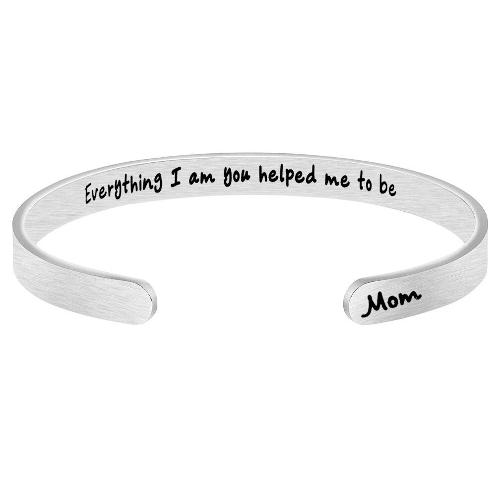 You're A Dadass Stainless Steel Inspirational Cuff Bangle for Women Jewelry Bracelet