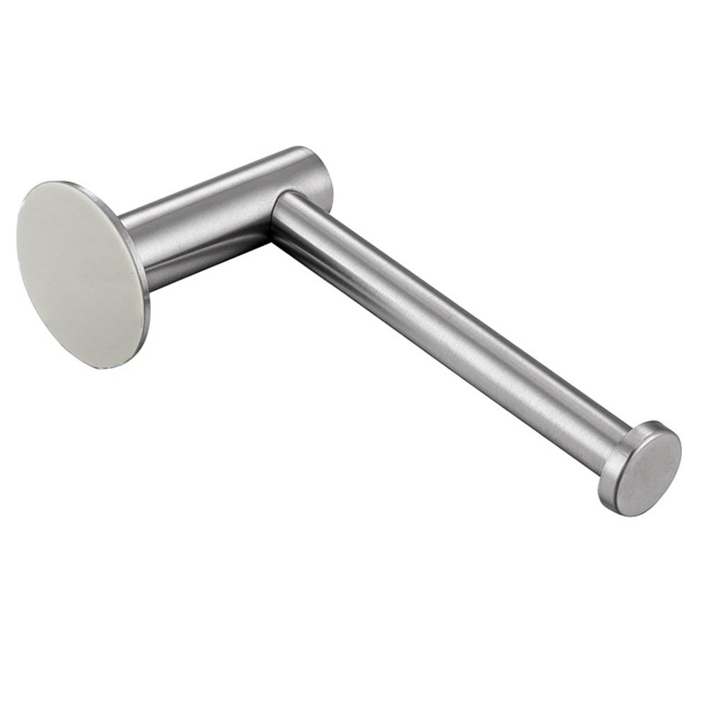 Toilet Paper Holder Stainless Steel Wall Mounted Durable Tissue Holder Toilet Paper Dispenser Space Saver Bathroom Accessories: free punch