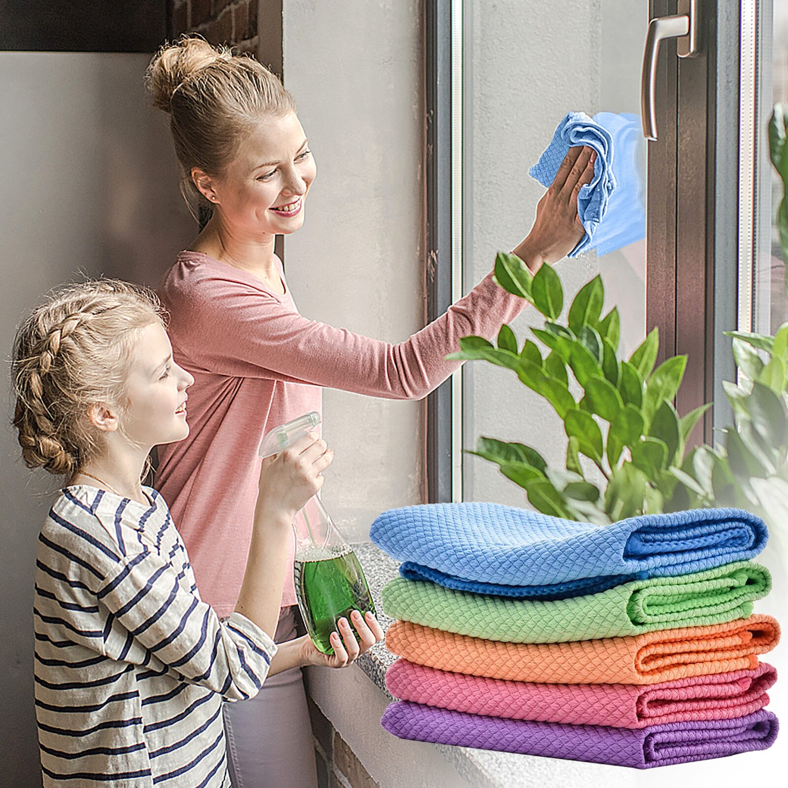 Micro Bamboe schoonmaakdoek (2 stuks) - , de specialist in wonderdoekjes