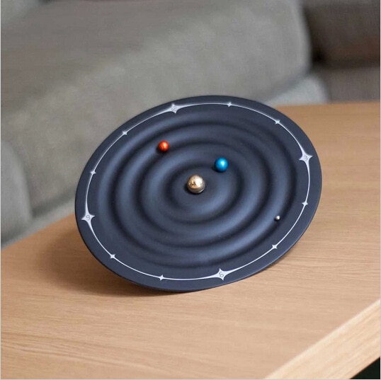 Reloj de pared planetario , Reloj de escritorio de galaxia 3d, Relojes de pared magnéticos de estrella de Japón, Reloj de decoración para el hogar, Cocina, dormitorio silencioso SC544: Default Title