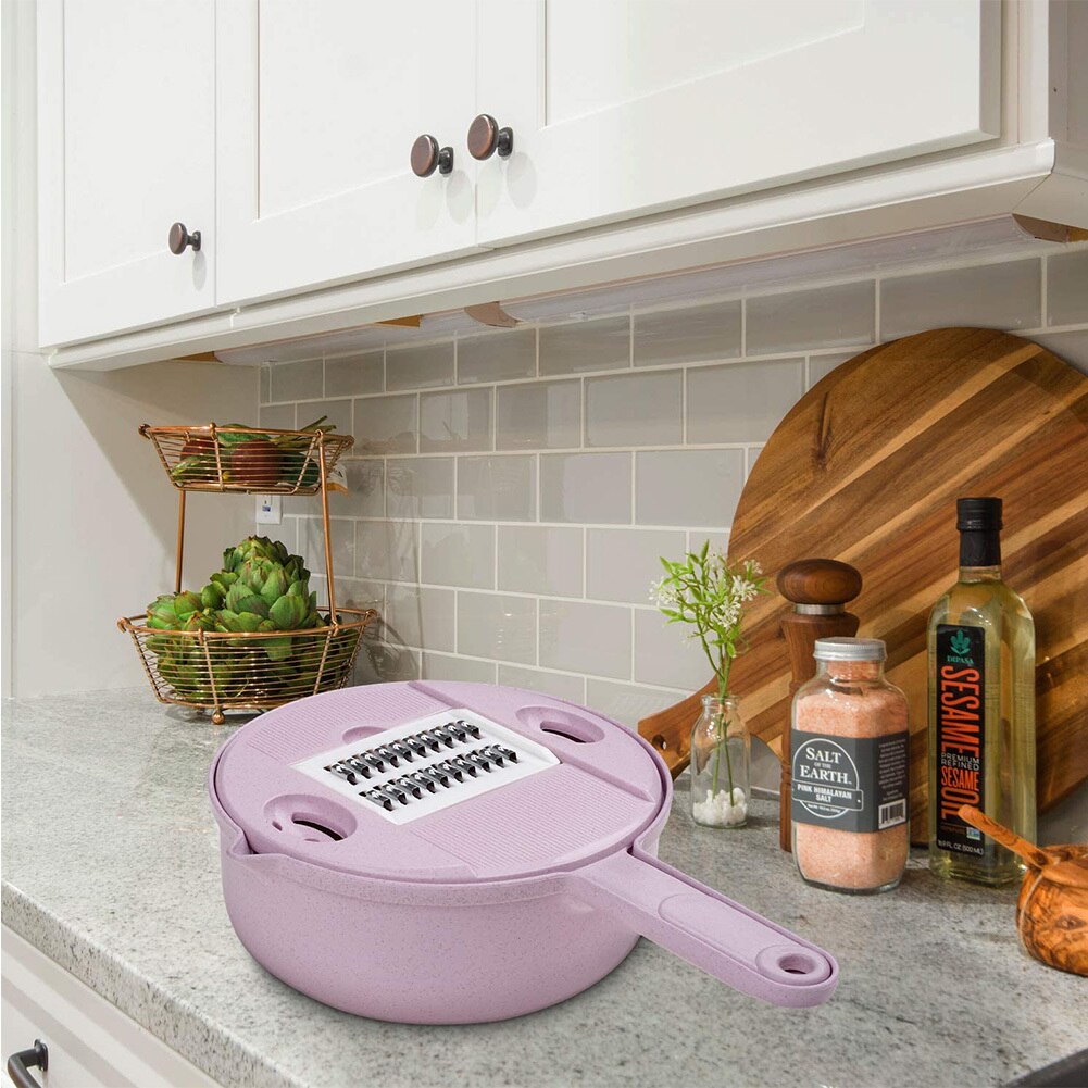 Groente Mandoline Slicer 10 In 1 Groente Spiralizer Cutter En Shredder Keuken Tool Multipurpose Julienne Furit Rasp