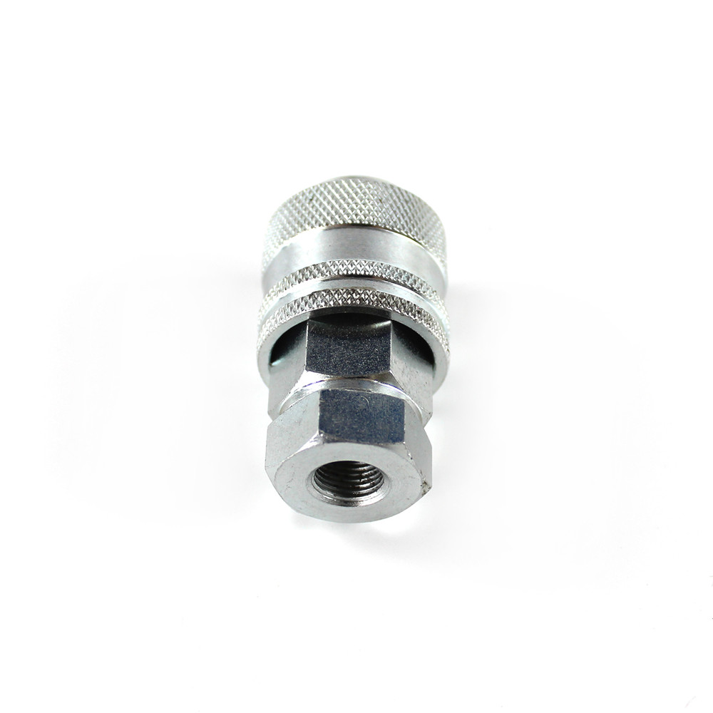 1PC G3/8 Puntkoppeling Hydraulische Druk Test Kit Onderdelen Voor CAT John Deere Bobcat Case Quick Connector Sliver of goud Willekeurig