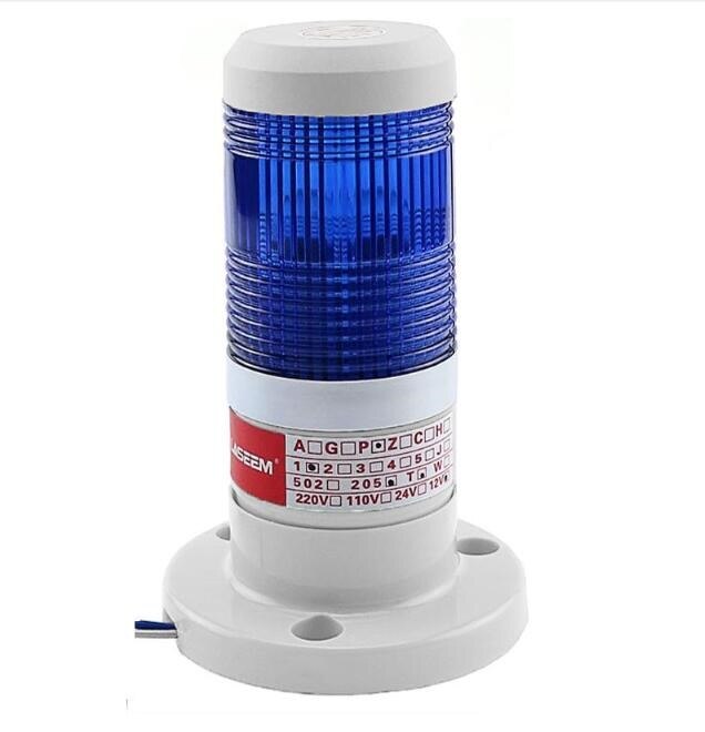 LED Industrial red Yellow blue green Signal Tower Warning Lamp Stack Light Alarm Apparatus 12V 24V 110V 220V