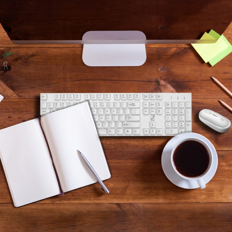 2.4G Wireless Keyboard And Mouse Combination, Waterproof, Compatible With Window XP, Vista, Win7, Win8, Win10.