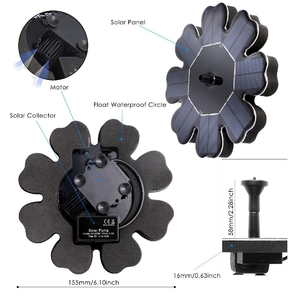 Pompa fontannowa ogrodowa brak fontanny ogrodowe wodospady moc brak fontanna robić domu ogród basen staw dekoracja krajobrazowa