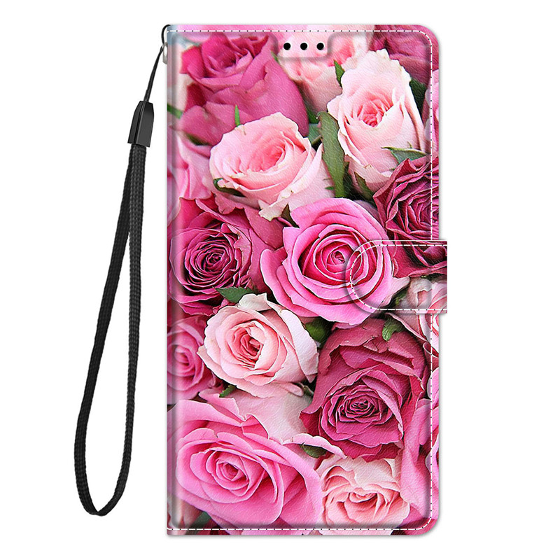 Dla Redmi 9A malowane skórzane etui z klapką do telefonu Xiaomi Redmi 9A M2006C3LG M2006C3LI etui z miejscem na karty stojak okładka książki: C17
