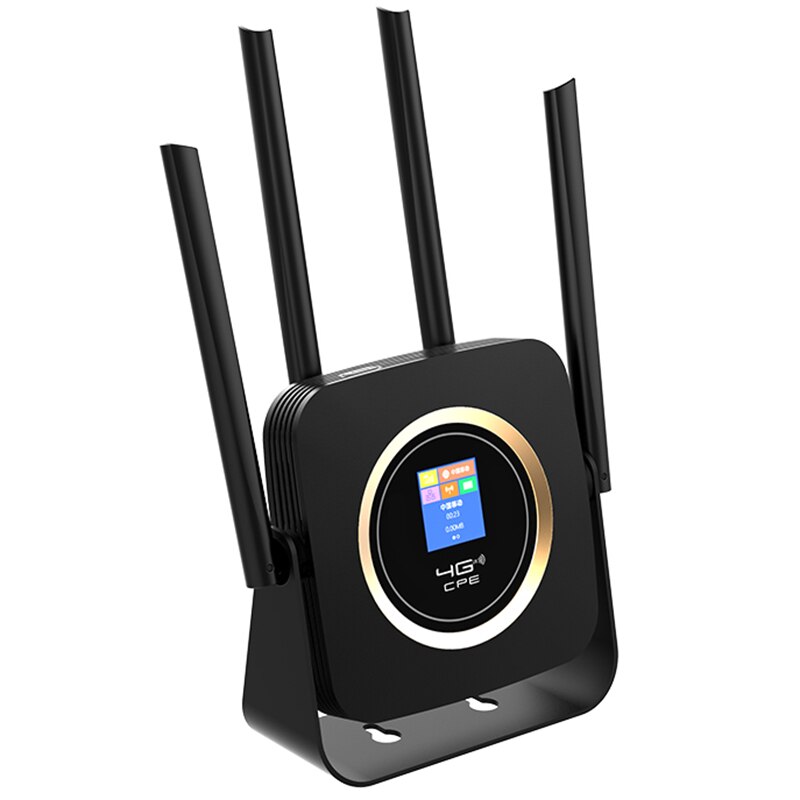 4G LTE Router Lan Hafen kabellos CPE Gebaut-in 3000MAh Batterie 300Mbps hoch Geschwindigkeit Handy, Mobiltelefon Wifi Hotspot EU Stecker