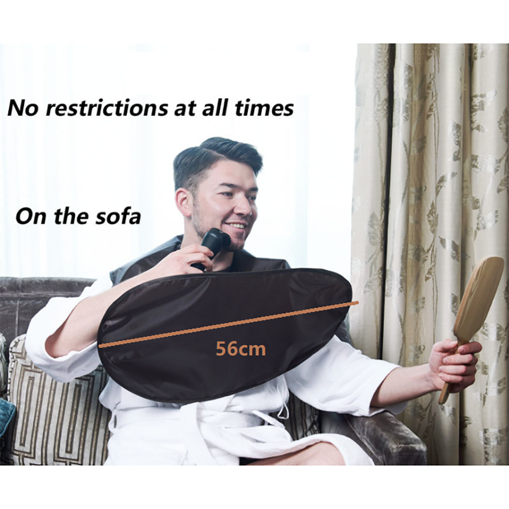 1pc Uomo Barba Rasatura Grembiule Bavaglino Portatile baffi Grembiule Pieghevole Bagno Barba Panno di Pulizia per La Casa Da Barba protettore