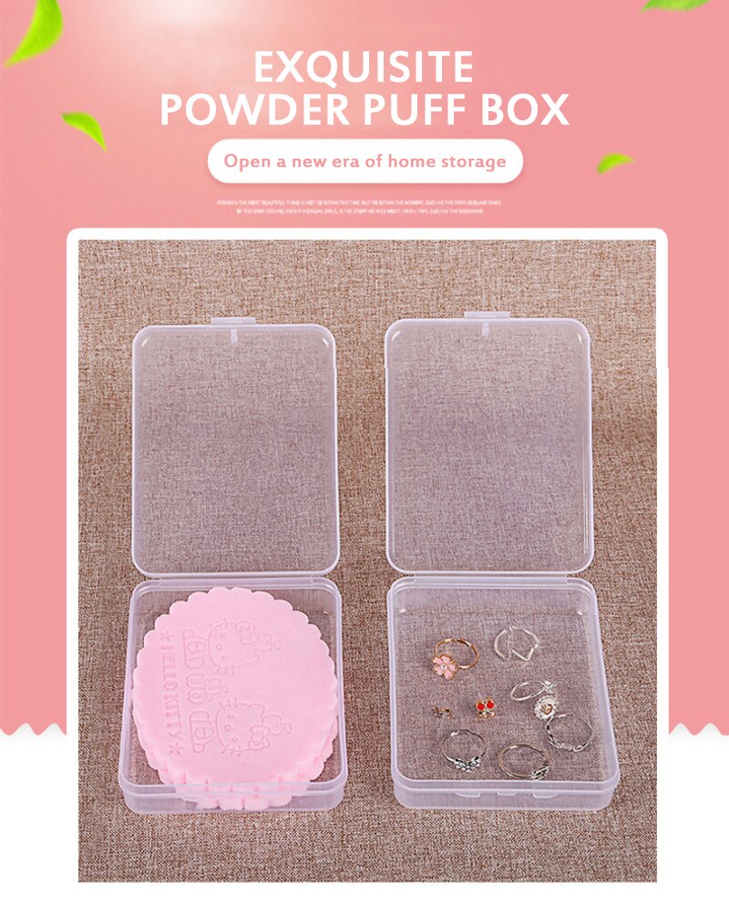 Dustproof Transparent Face Shield Mask Storage Box Moisture-Proof Disposable Face Nose Cover Organizer Holder Mask Storage Case