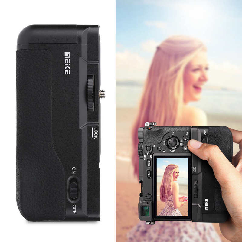 Meike Professionele Veitical Batterij Grip Voor Sony A6300/A6000 Dslr Vervanging Voor NP-FW50 Oplaadbare Li-Lion Batterijen