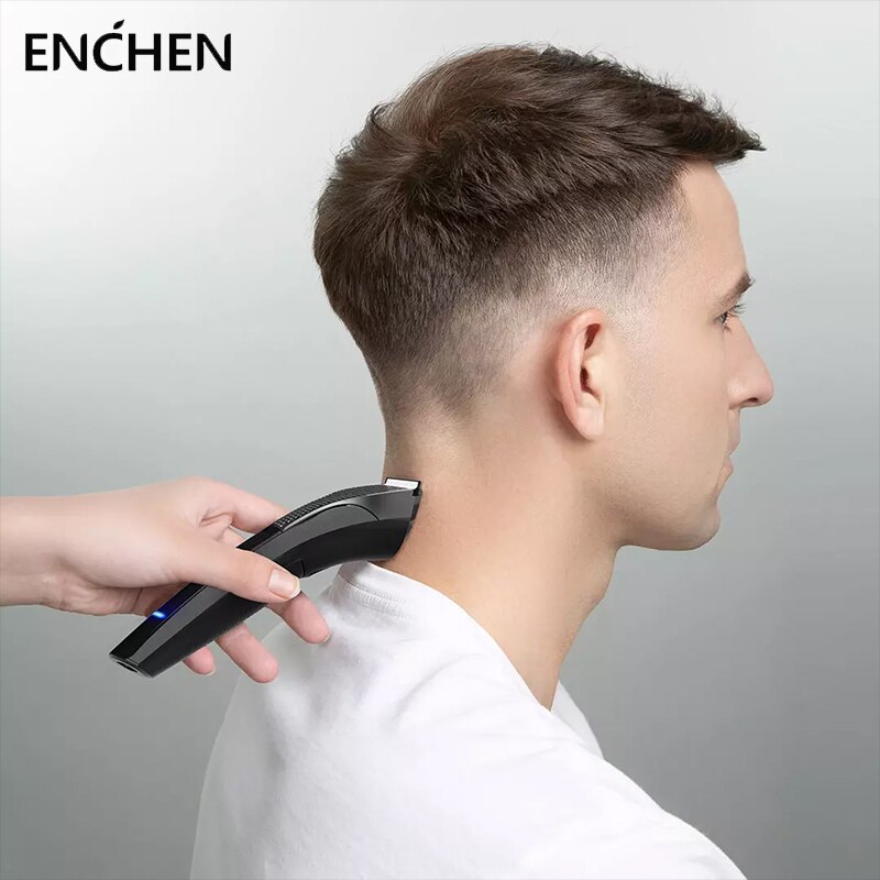Kit de cortapelos eléctrico XIAOMI ENCHEN, cortadora de barba , cortadora de pelo recargable sin cable USB